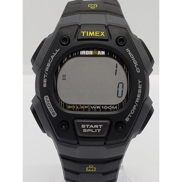 Timex Men's Iron Man Digital Watch. 100ft Water resistant. WSM09500
